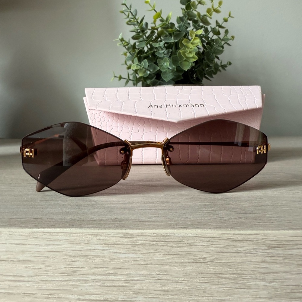 Gold and Brown Sunglasses